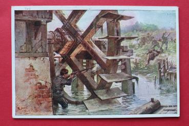AK Militär / 1914-1918 / 1 WK / Künstler Karte Atelier FR Jung / Zugsführer Vinzenz Pateder vom Infanterieregiment Nr 84 / offizielle Karte für Rotes Kreuz Kriegsfürsorgeamt